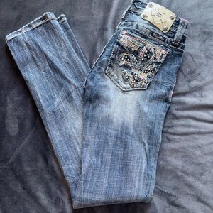Miss Me Jeans with Embellished Pocket